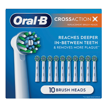 Oral-B Cross Action Replacement Toothbrush Heads