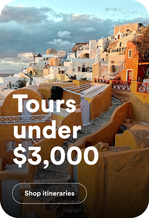 Tours under $3,000 category. Opens budget tours.