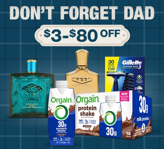 dont forget dad fathers day items $3-$80 OFF