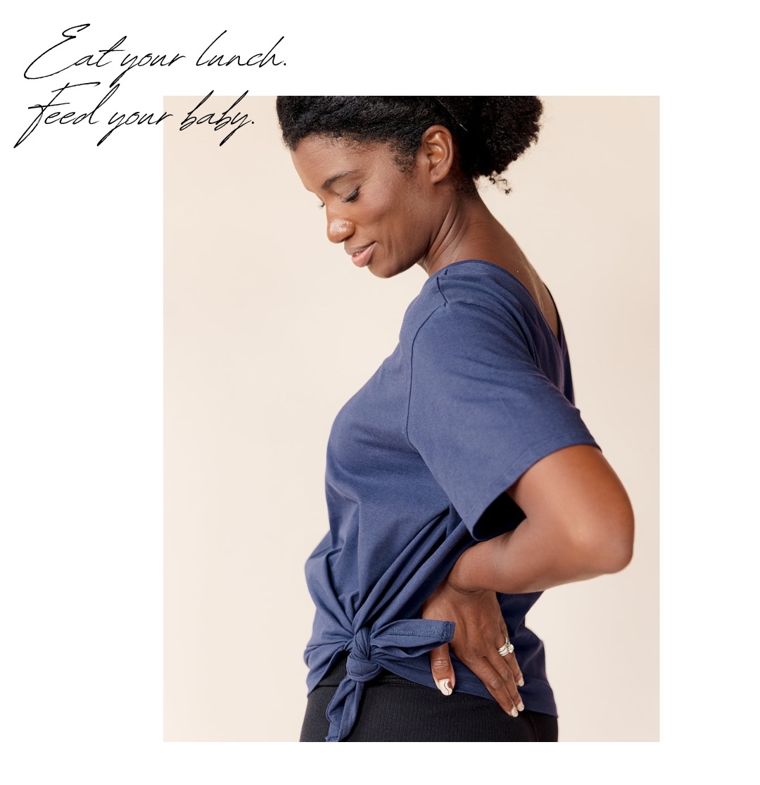 Everywhere Nursing & Maternity V-Neck Tee - The Bolds