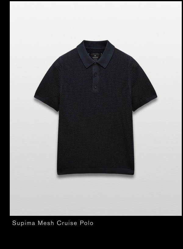 Supima Mesh Cruise Polo