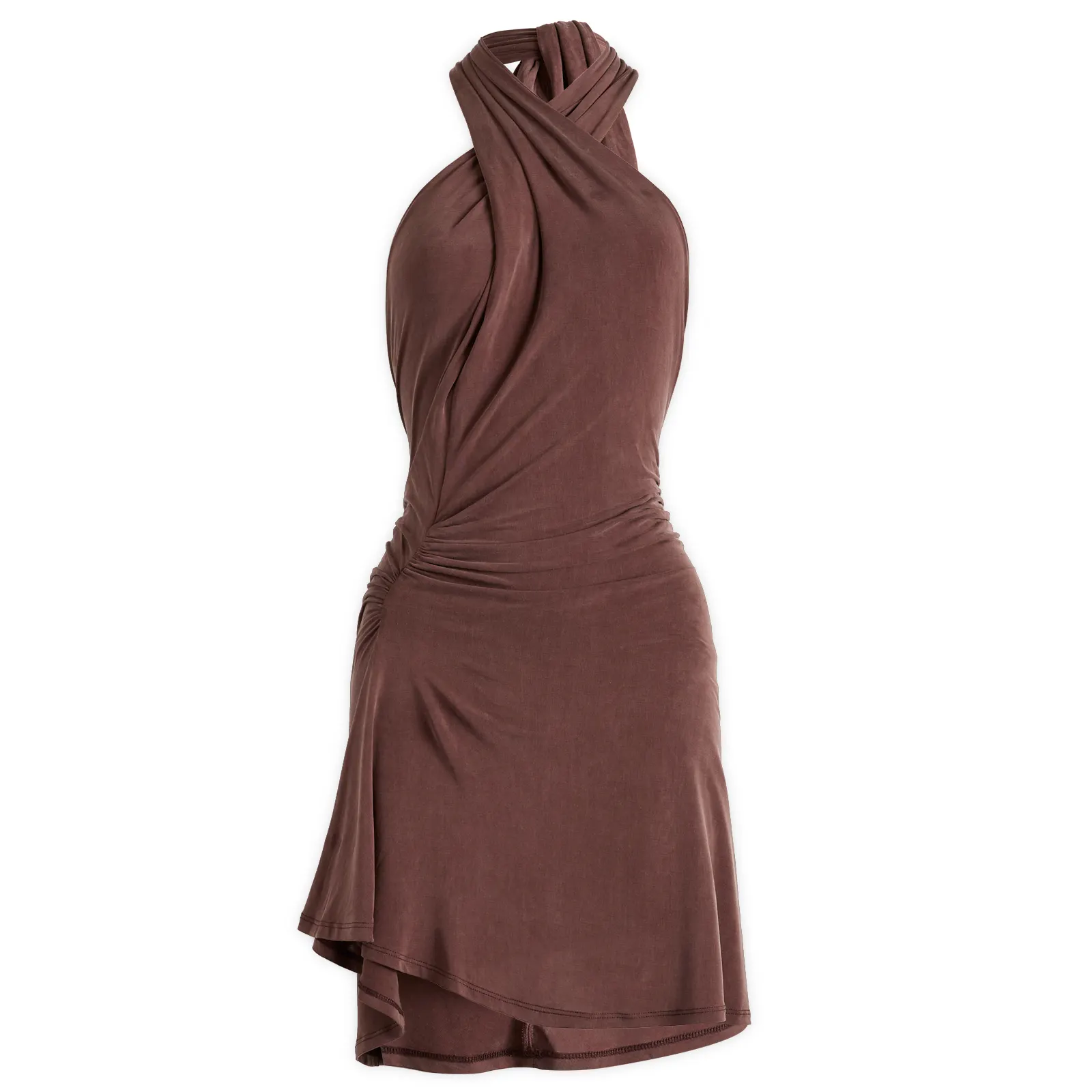 Peachy Den The Kylie Halter Knot Dress