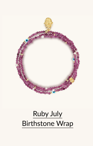 Ruby July Birthstone Wrap