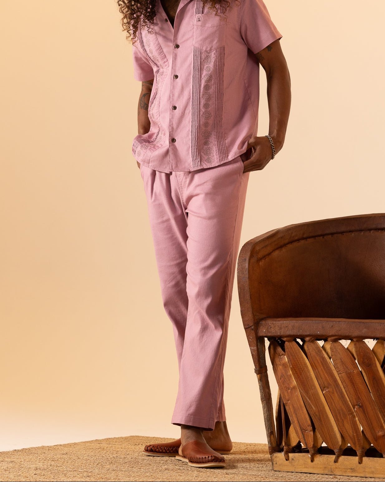 Image of The Brisa Linen Pant - Dawn