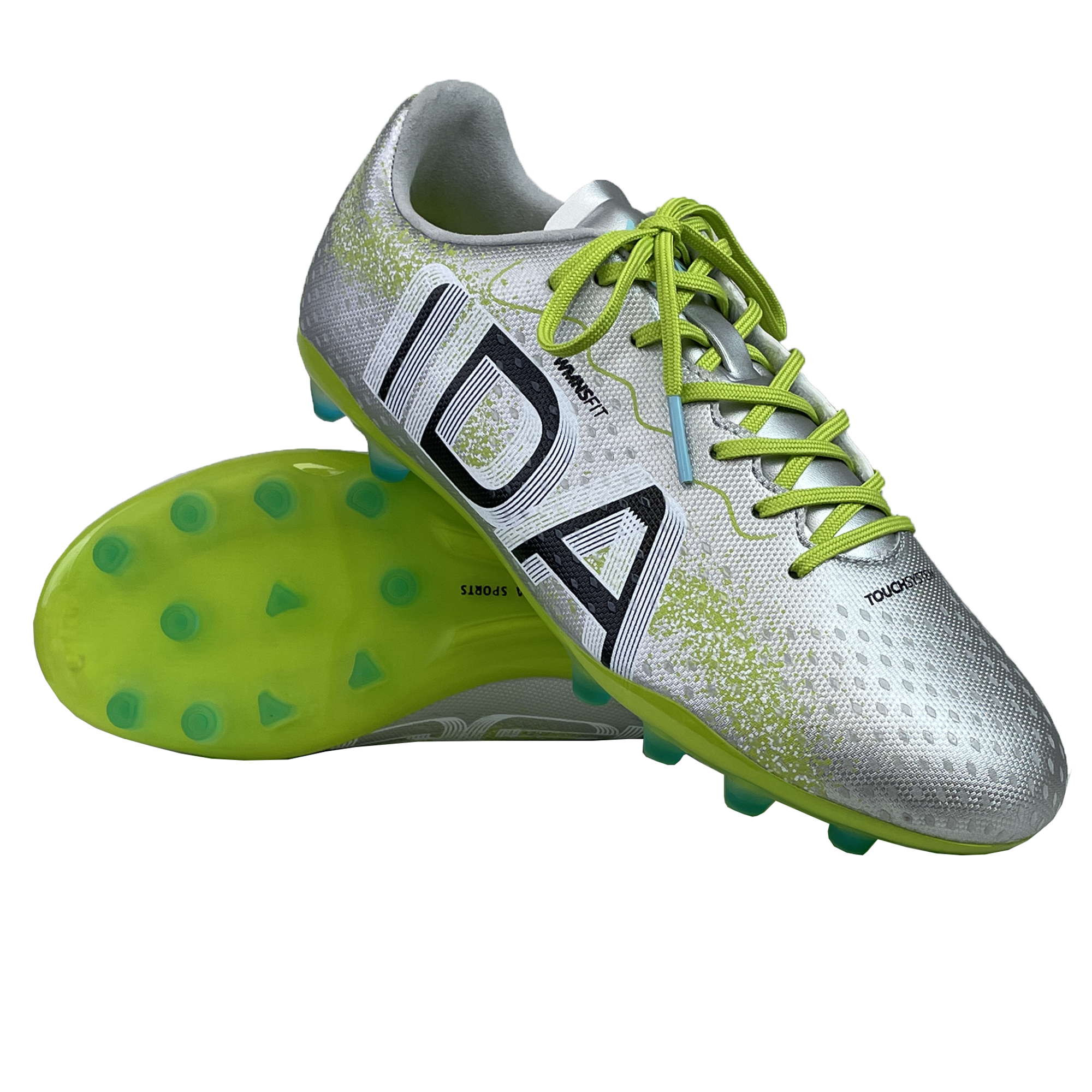 Image of Ida Women's Rise Club FG "Play All Day" - Silver/Green