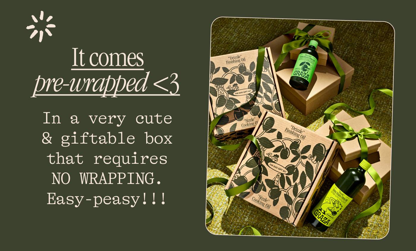 It comes pre-wrapped <3  In a very cute & giftable box that requires NO WRAPPING.