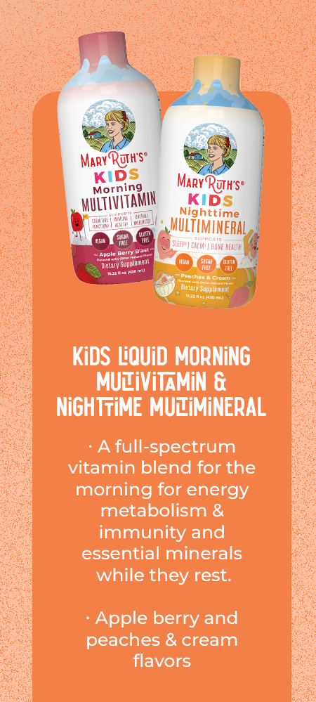 Kids Liquid Morning Multivitamin & Nighttime Multimineral