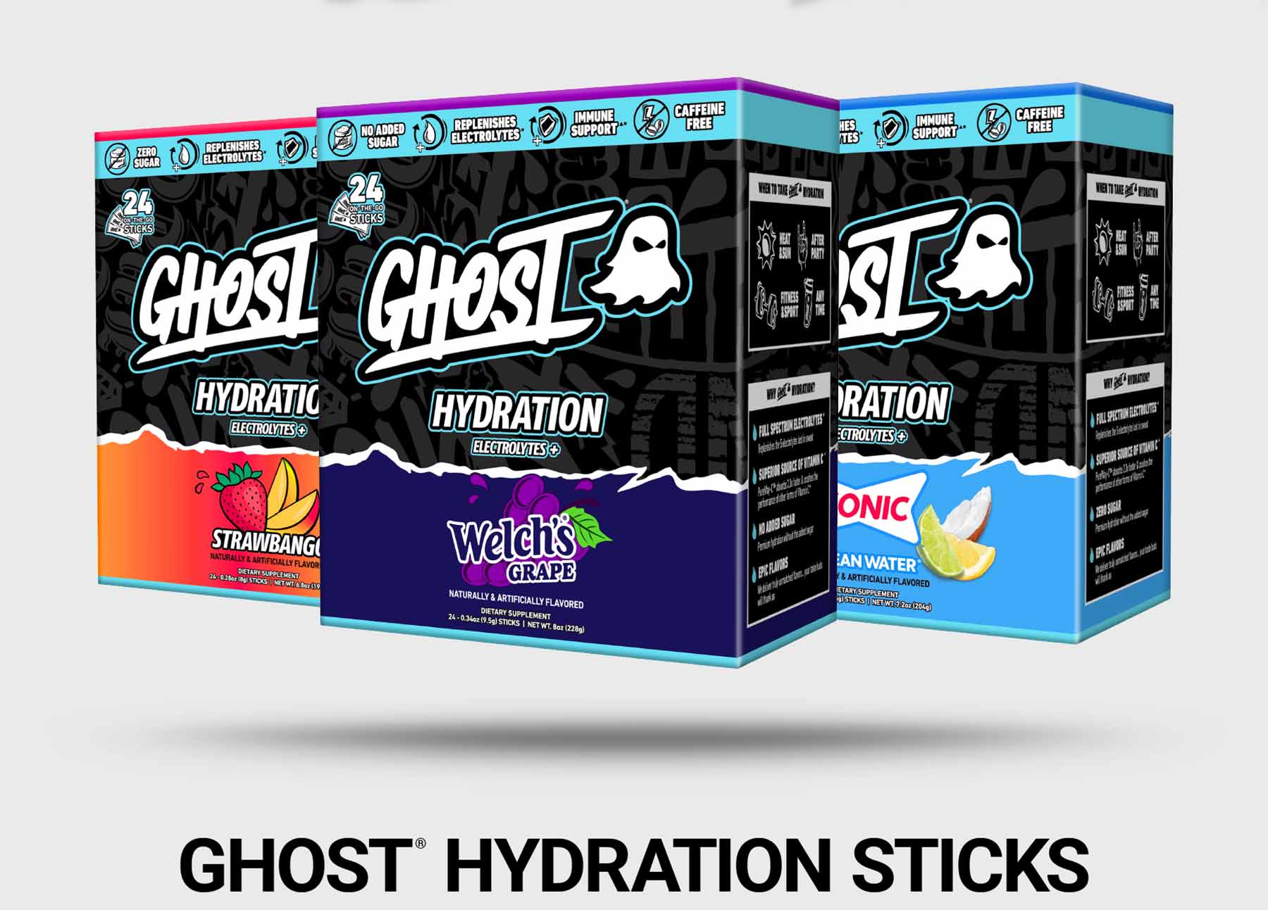GHOST® HYDRATION STICKS