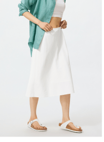 product8women0linen0blend0midi0skirt0short