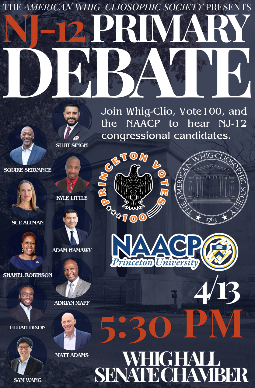 NJ 12 Primary debate