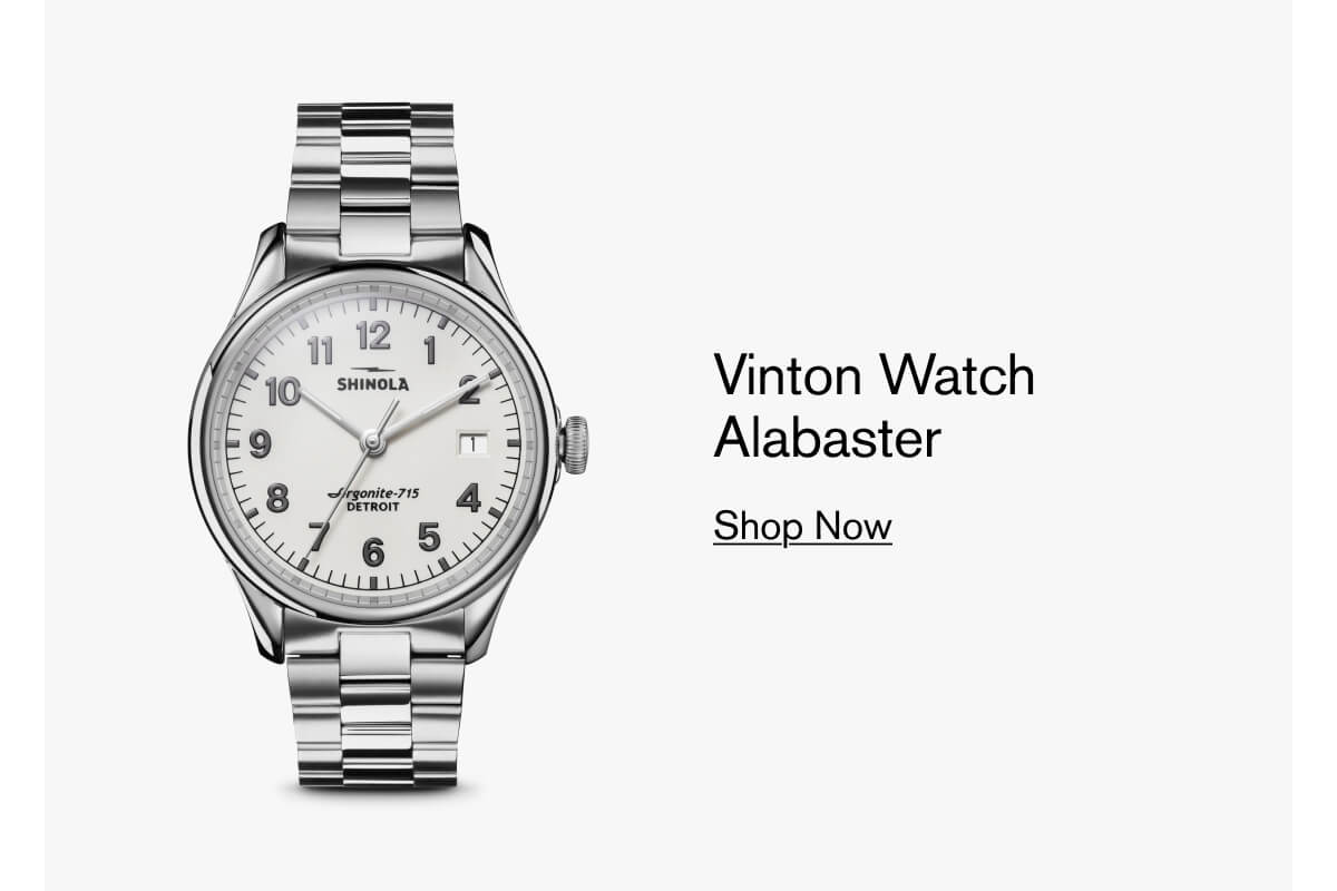 Vinton Watch Alabaster | [ SHOP NOW ]