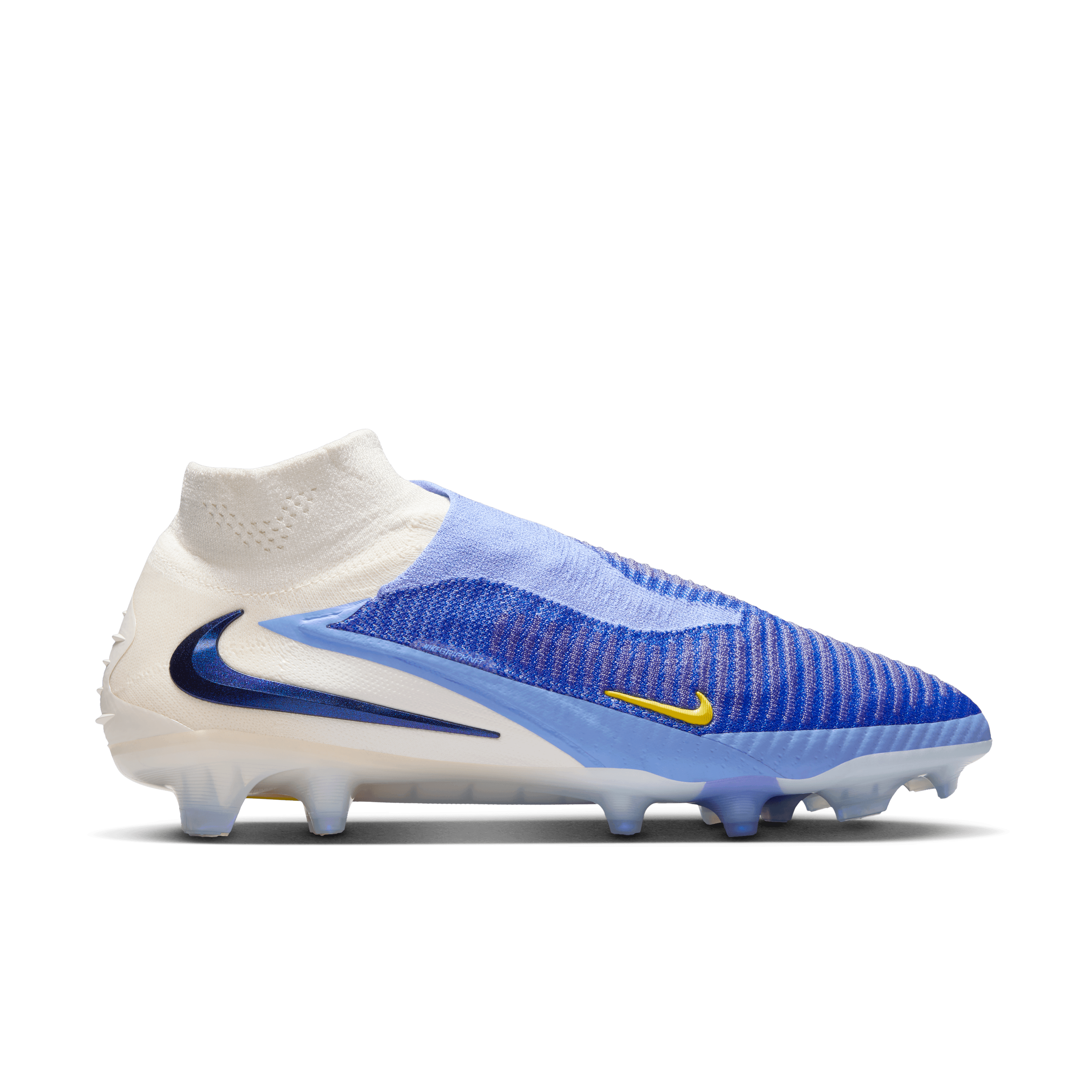 Image of Nike Phantom 6 High Elite Firm-Ground Soccer Cleats-RACER BLUE/DARK OBSIDIAN