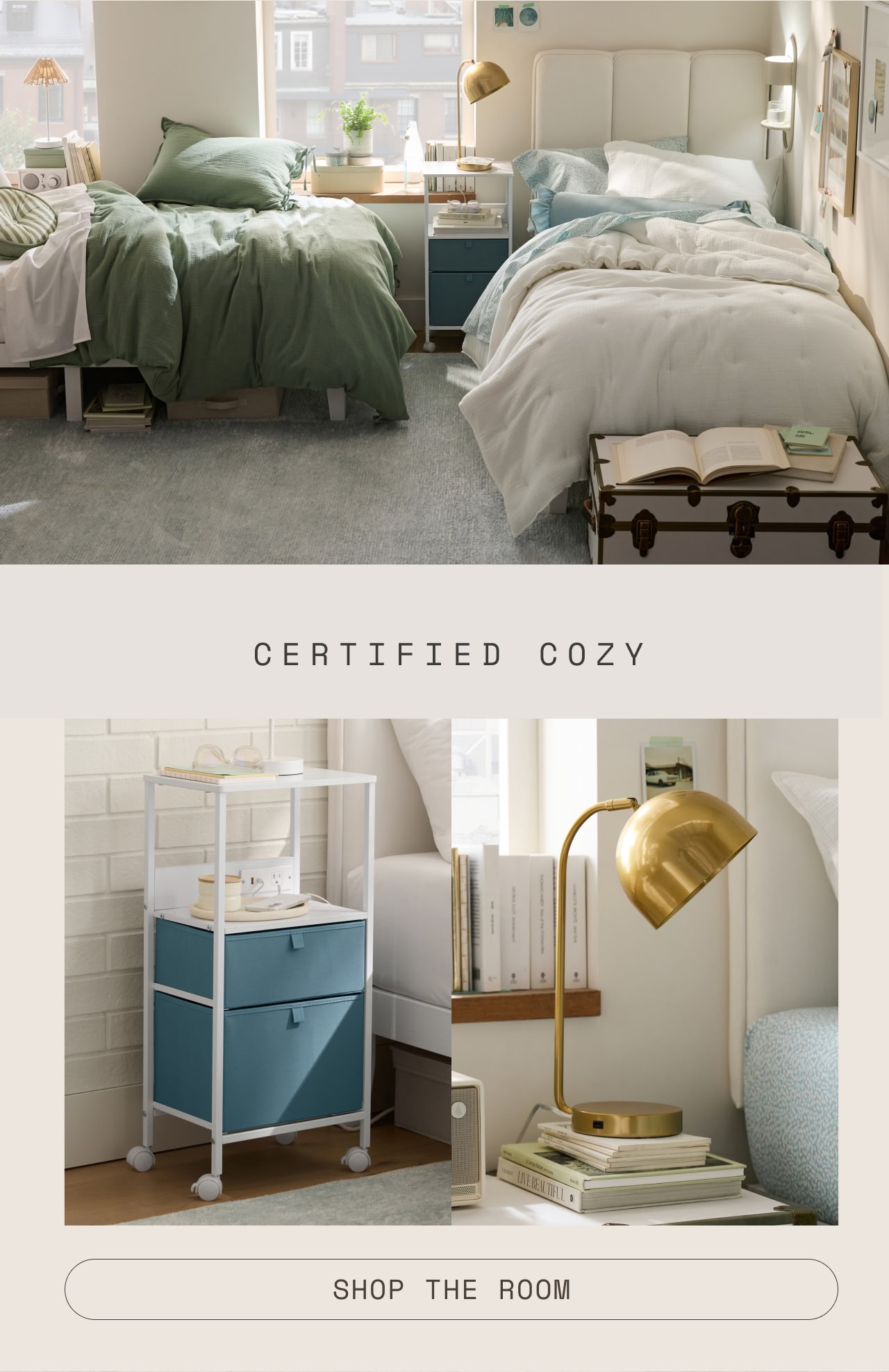 CERTIFIED COZY. Shop the Room