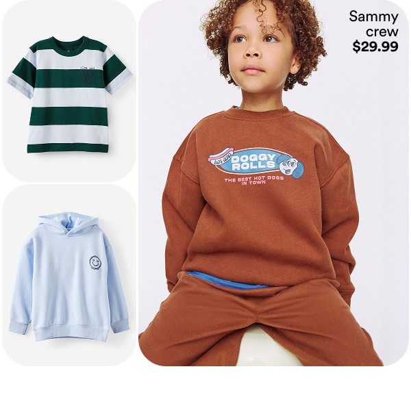 Sammy crew $29.99