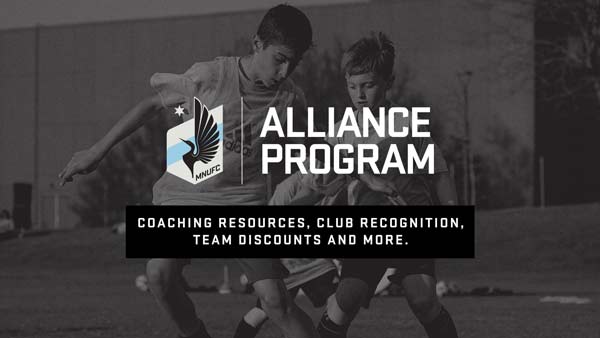 MNUFC Alliance Program | Coaching Resources, Club Recognition, Team Discounts, and More.