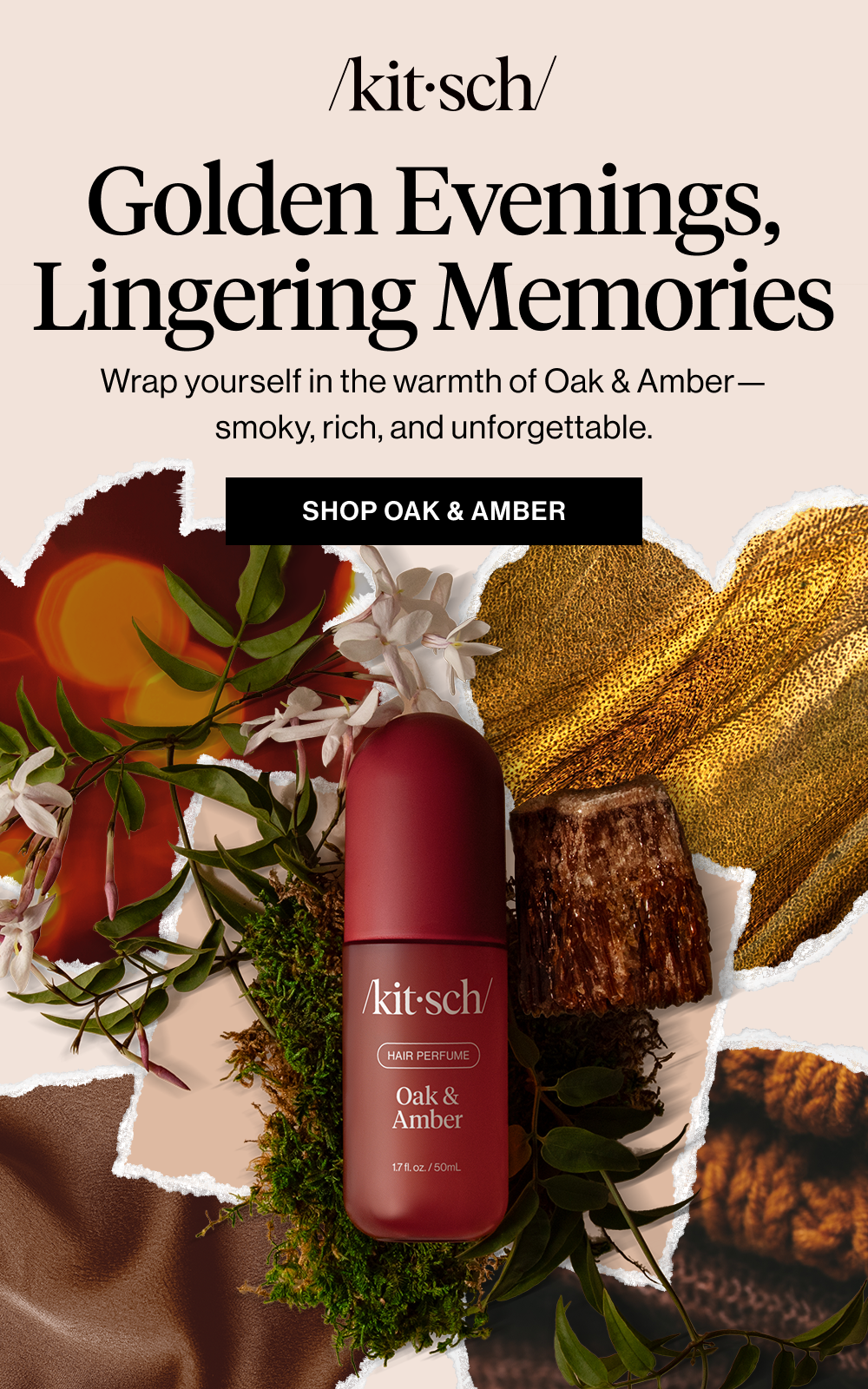 Golden Evenings, Lingering Memories. Wrap yourself in the warmth of Oak & Amber—smoky, rich, and unforgettable.
