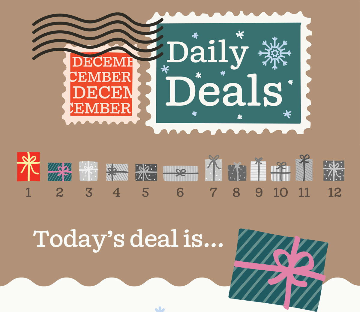 Today's deal is...