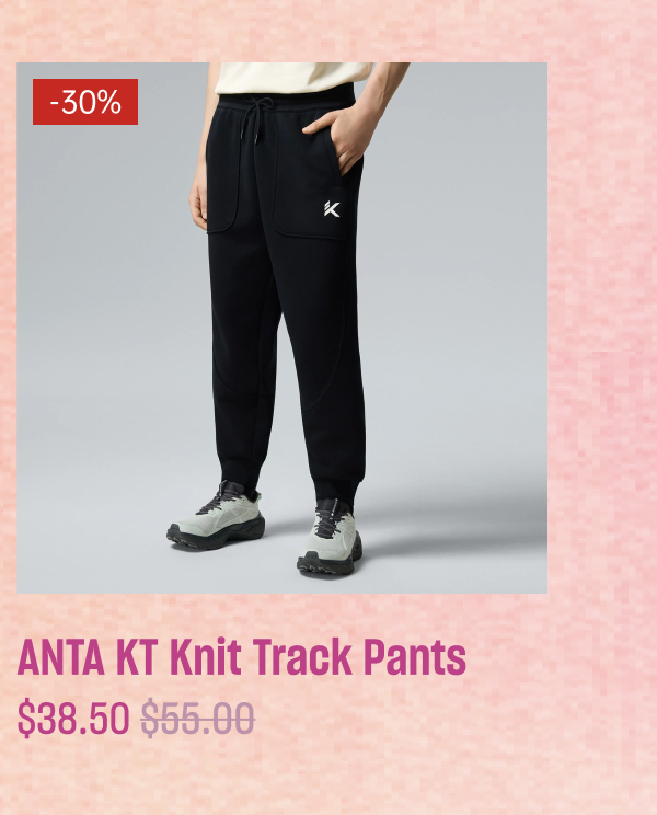 ANTA KT Knit Track Pants