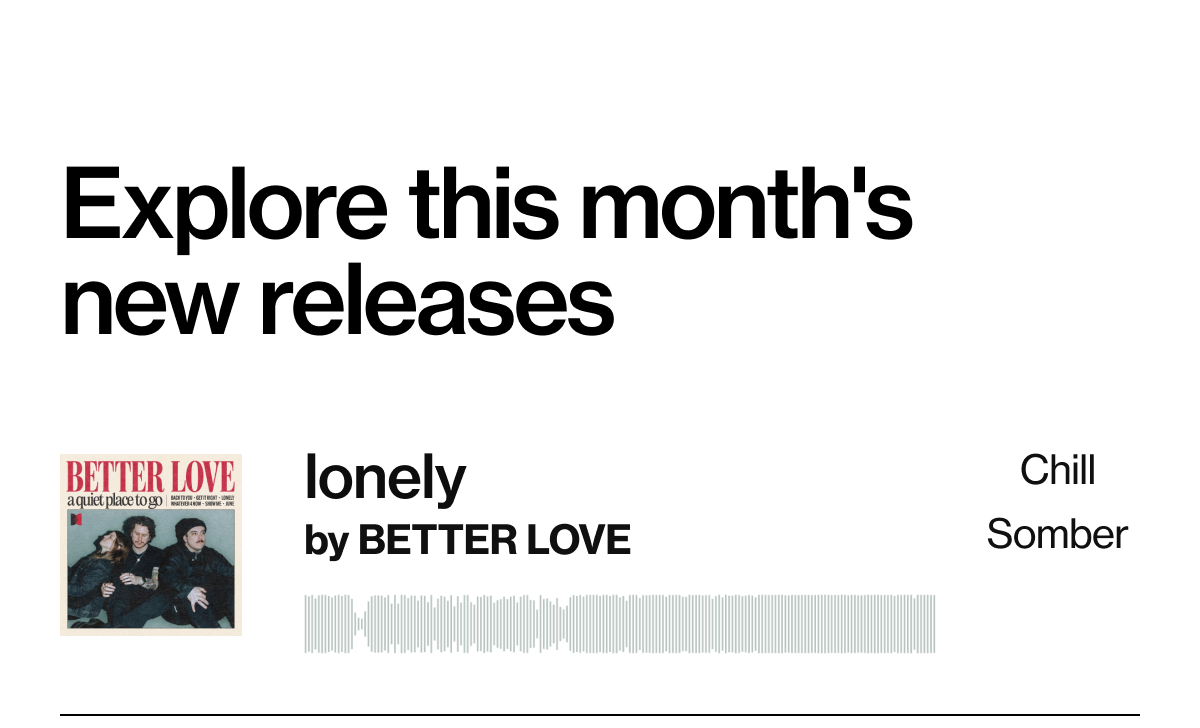 "lonely" by Better Love