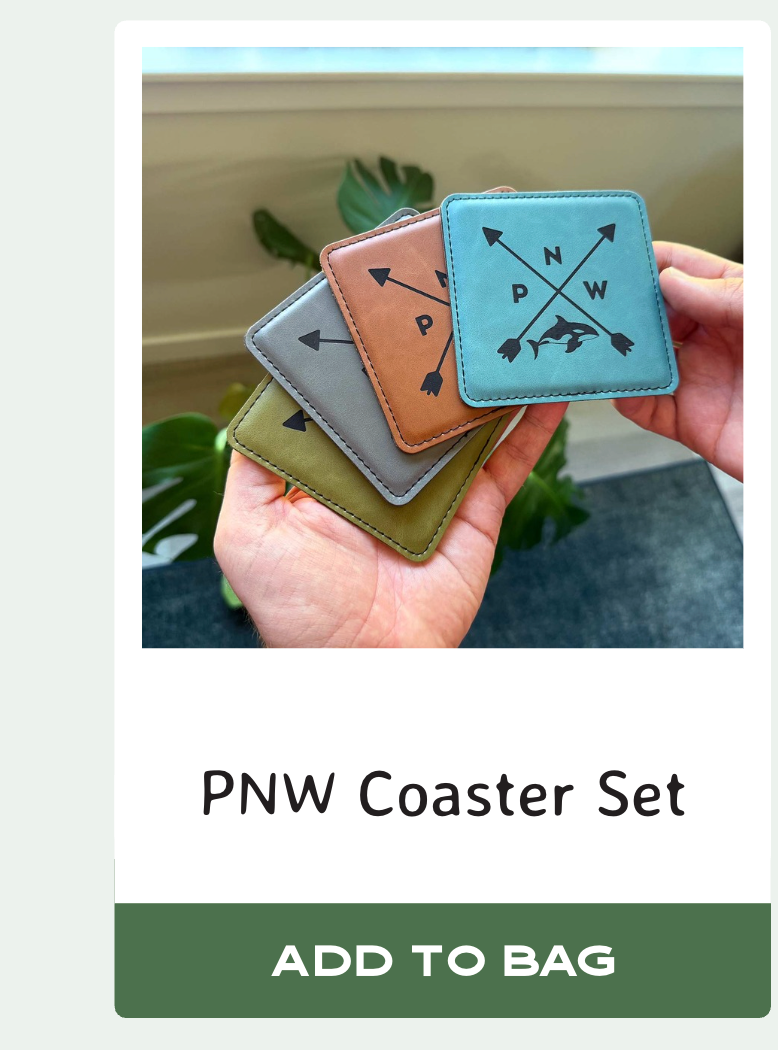 PNW Coaster Set