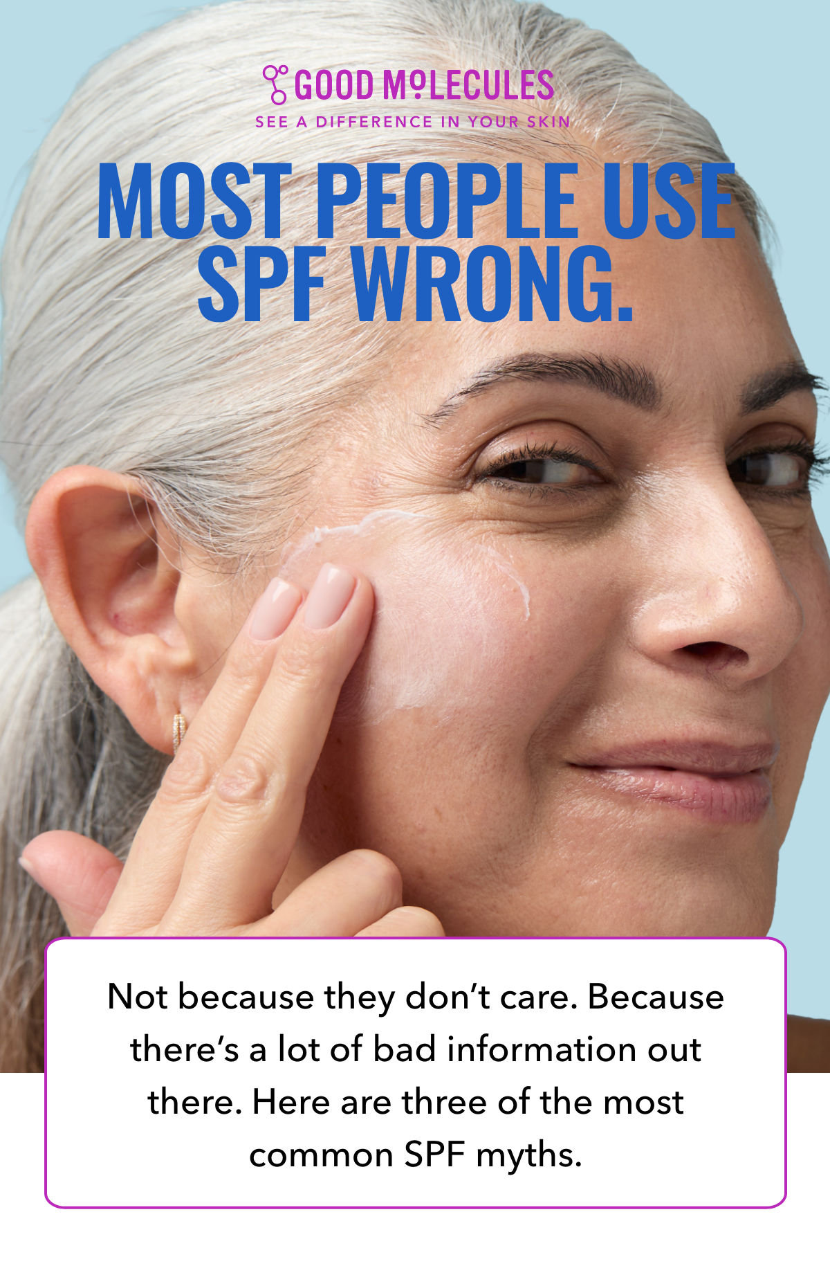 Most people use SPF wrong.