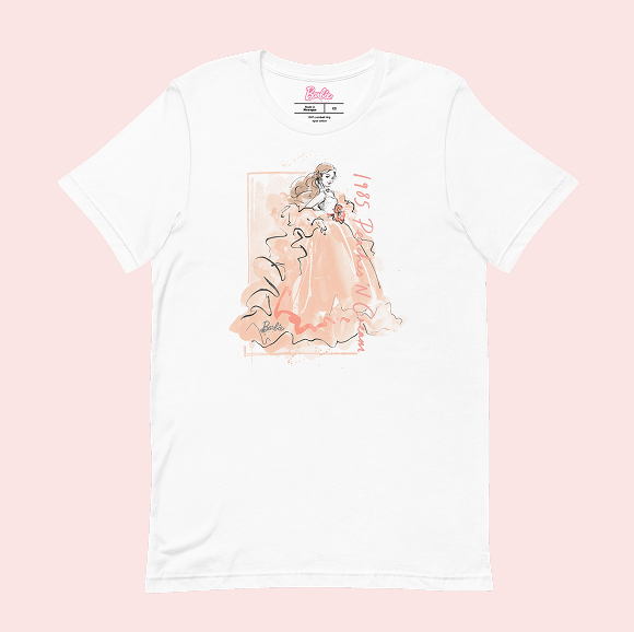 Barbie Peaches ‘n Cream White T-Shirt