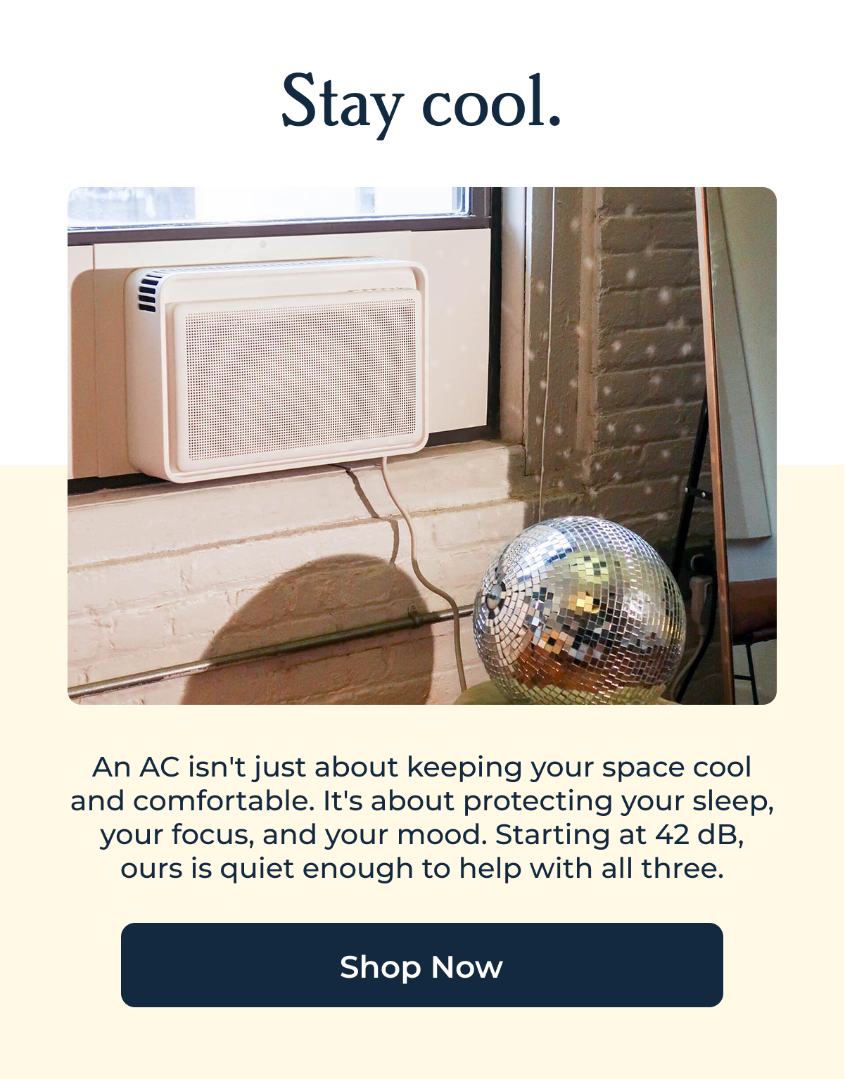 Stay Cool. Shop Now