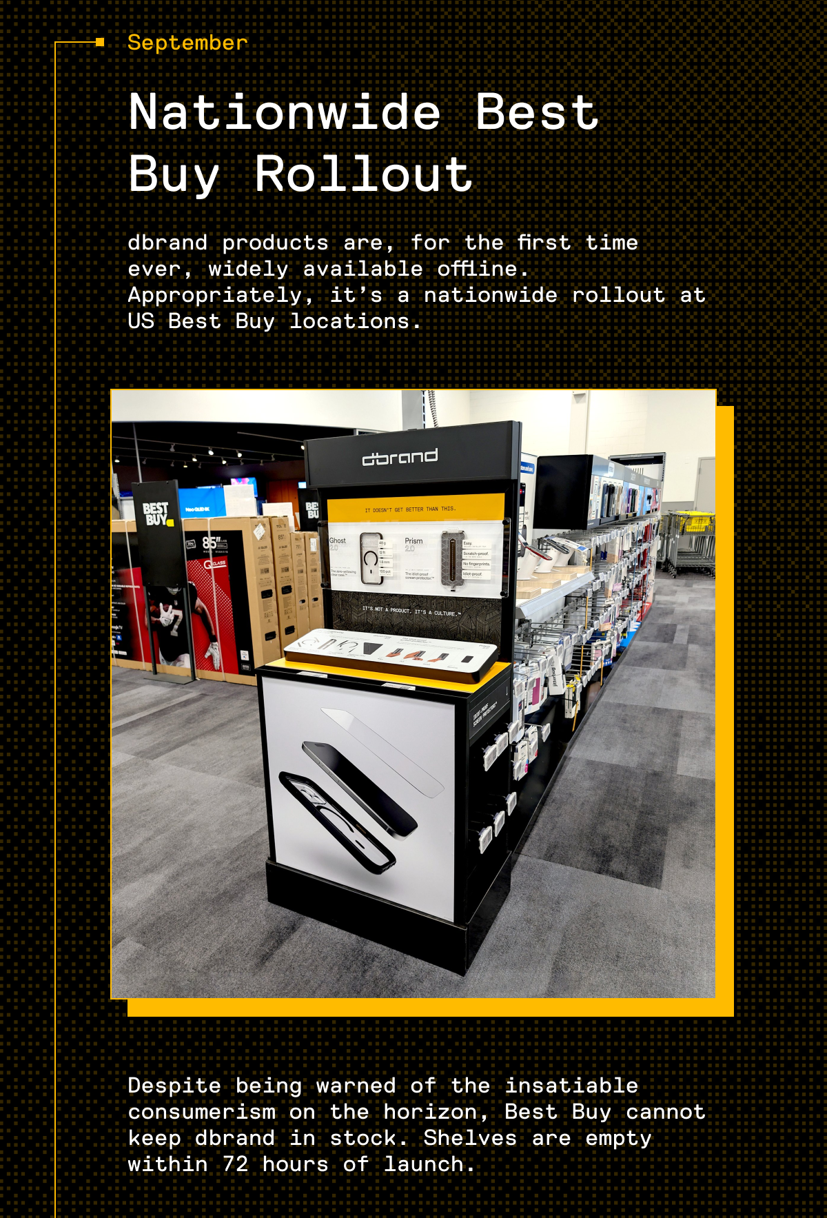 September: Nationwide Best Buy Rollout