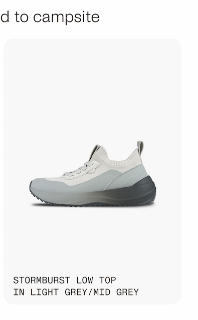 Stormburst Low Top Light Grey/Mid Grey