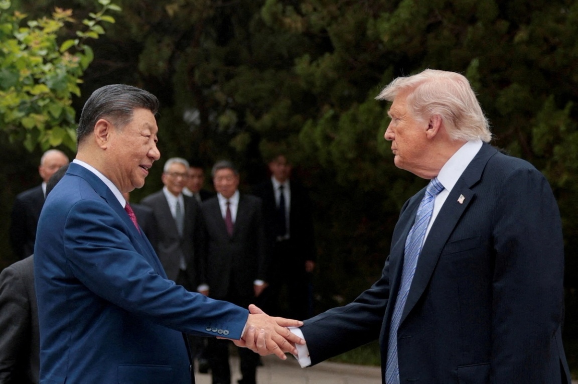 Xi Jinping and Donald Trump