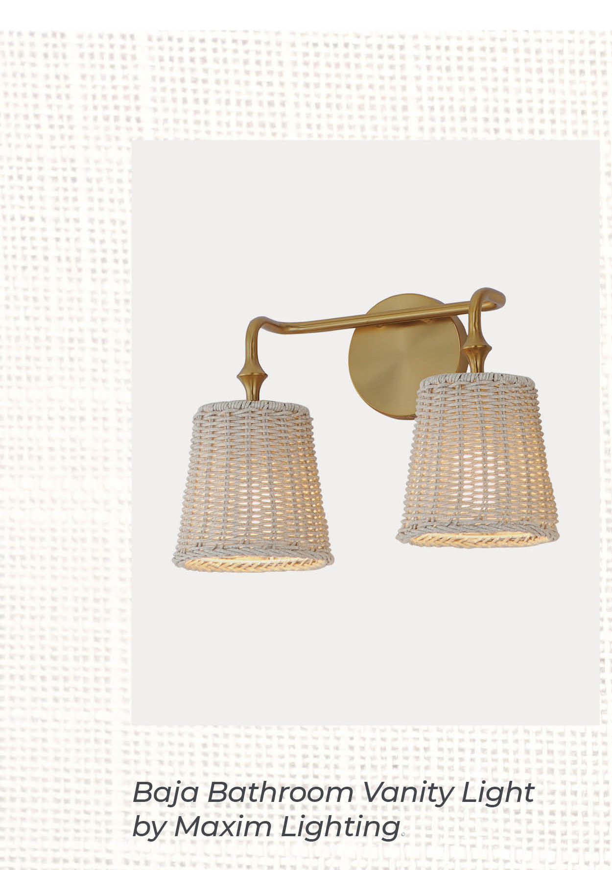 Baja Bathroom Vanity Light by Maxim Lighting