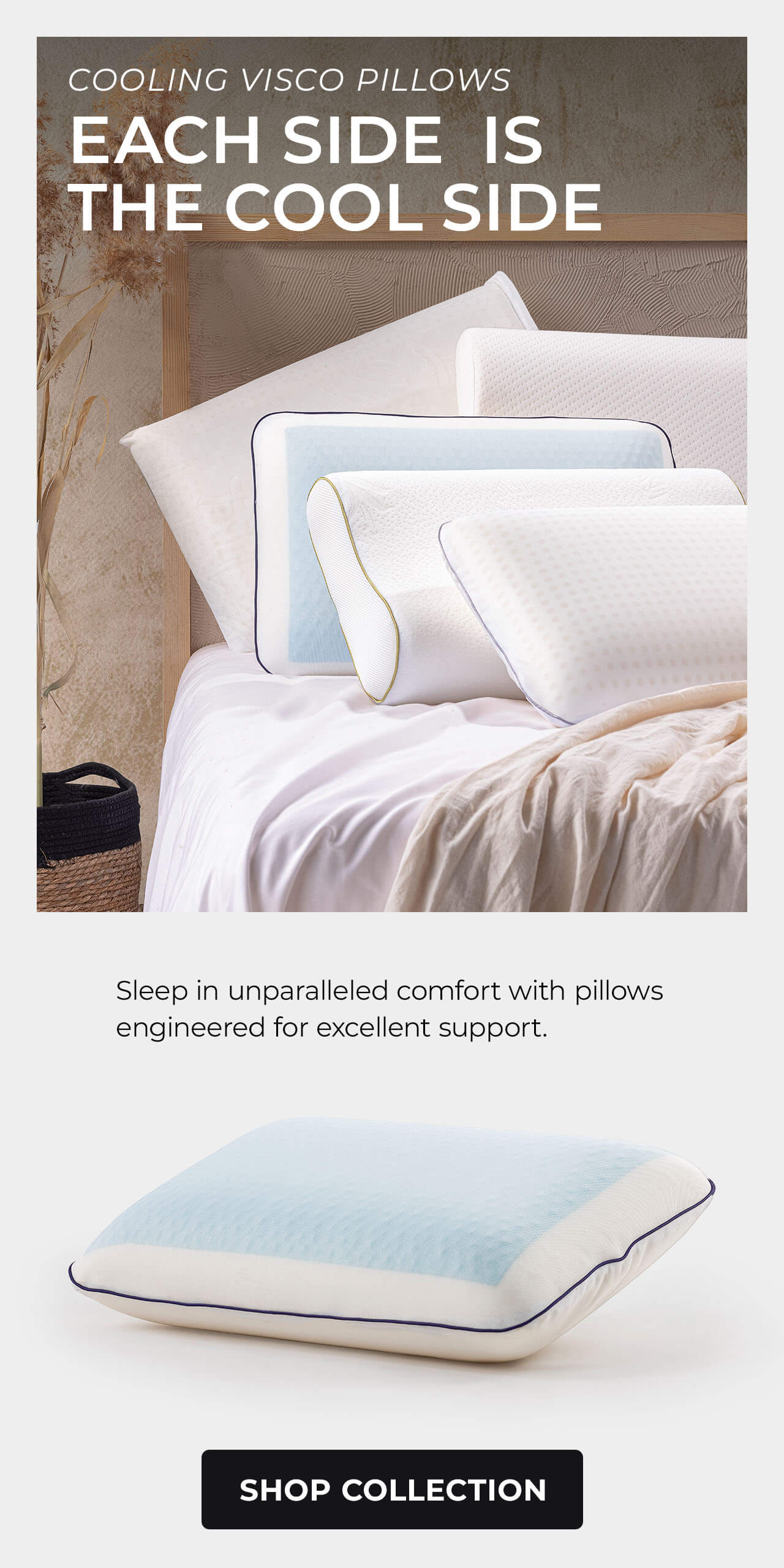 Cooling Visco Pillows