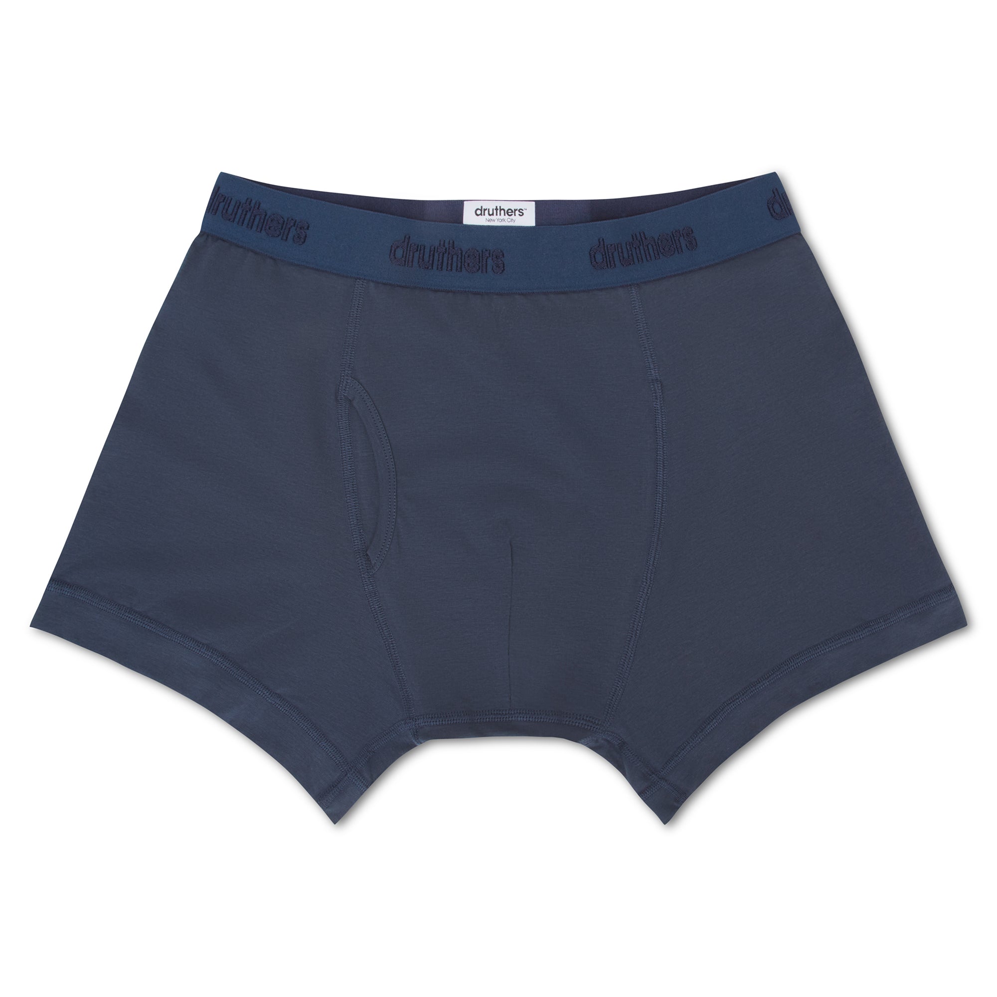 Image of Organic Cotton Boxer Briefs - Dark Navy