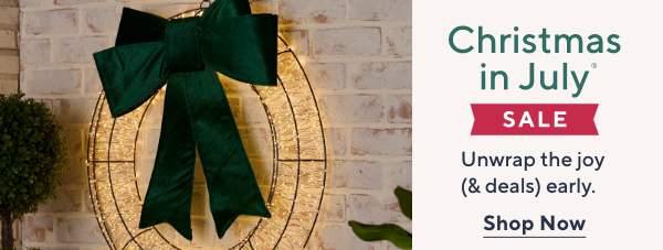 Christmas in July Sale is Here