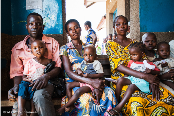 A family in the Democratic Republic of Congo.