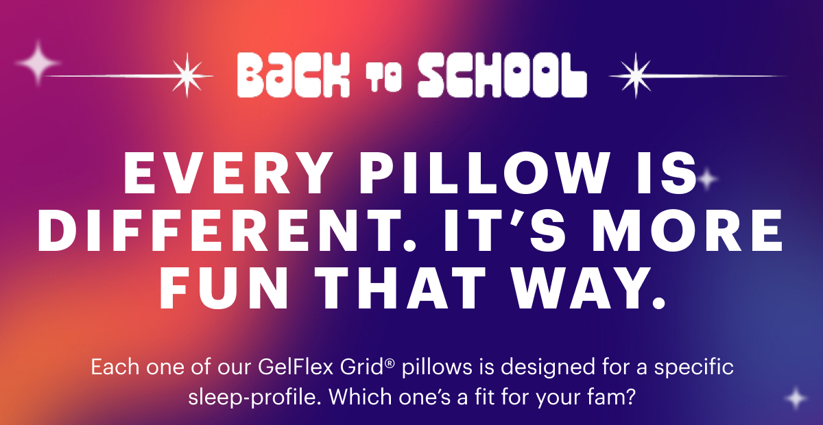 Every pillow is different. It’s more fun that way.