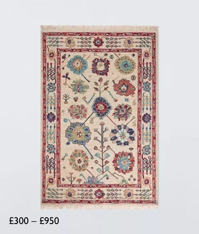 John Lewis Sumak Suzani Hand Knotted Floral Rug, £300 – £950