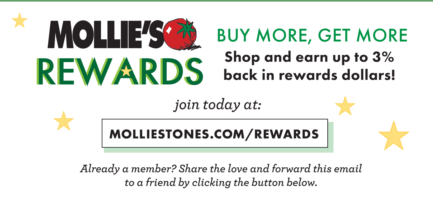 Join Mollie's Rewards today!