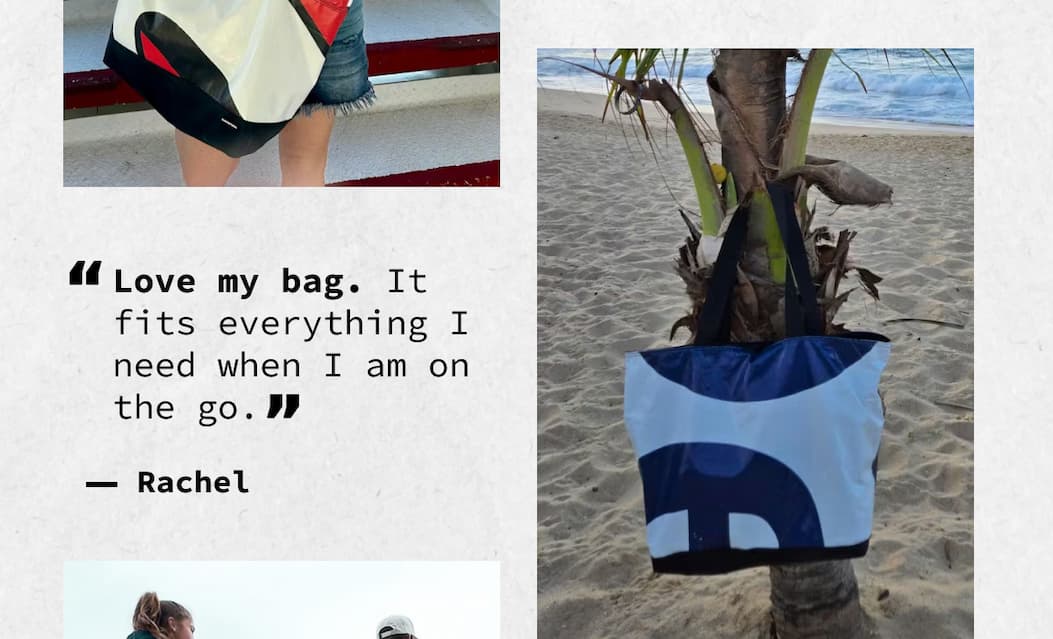 “Love my bag. It fits everything I need when I am on the go.” – Rachel