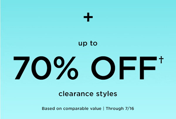 70% off Clearance