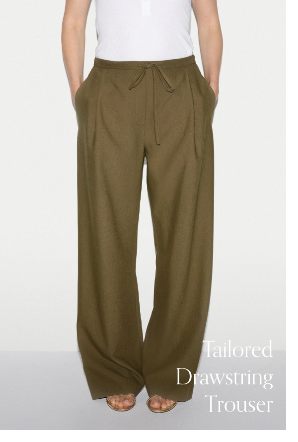 Tailored Drawstring Trouser