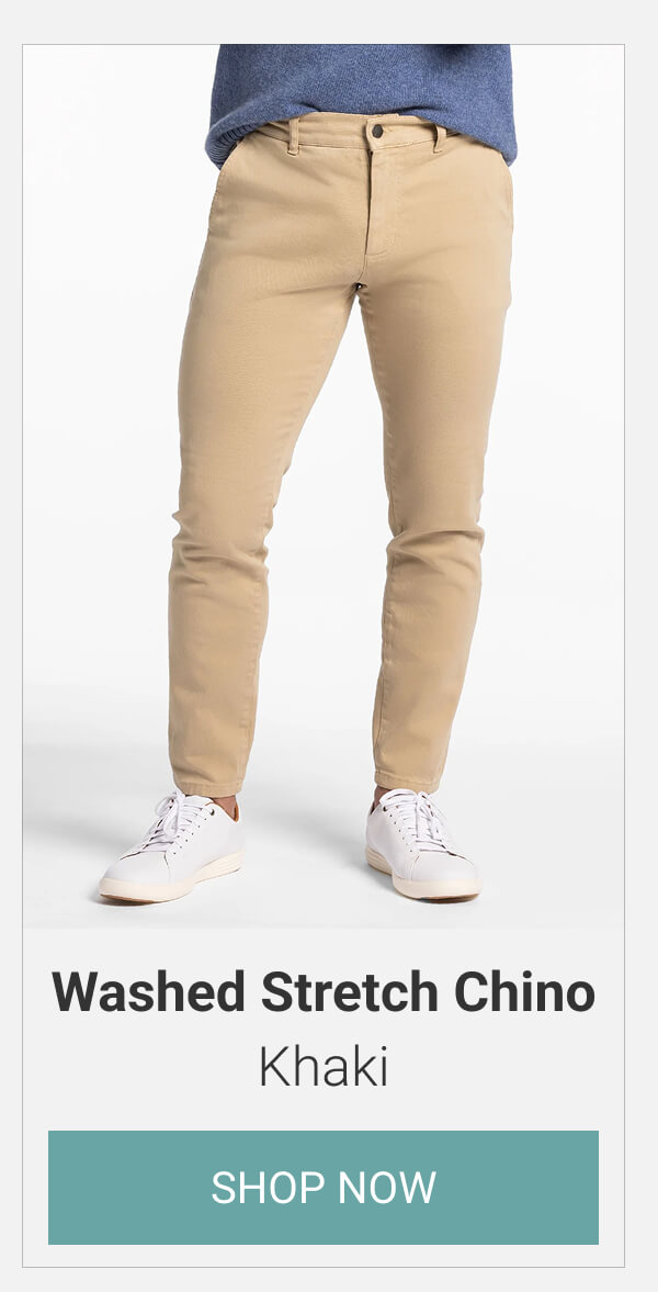 Washed Stretch Chino