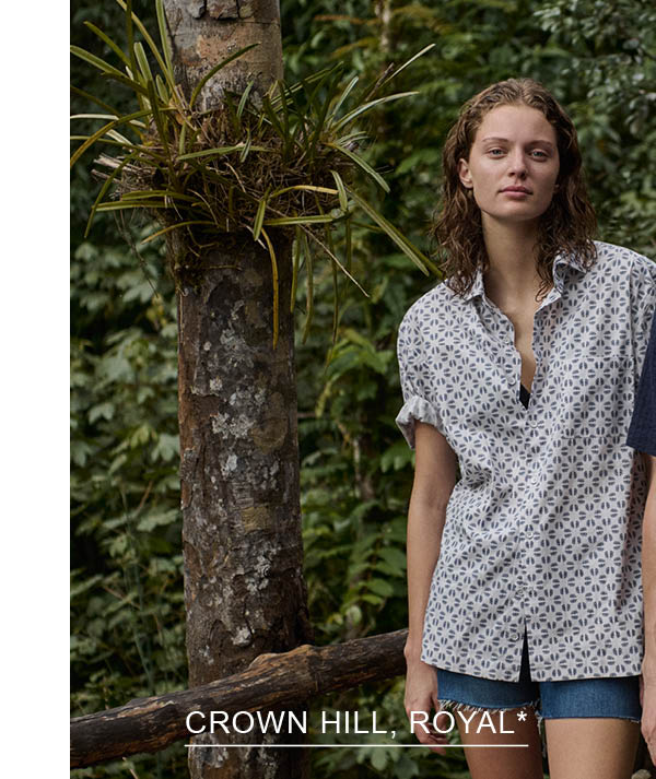 Shop Crown Hill Shirt, Royal online and instore at Rodd & Gunn