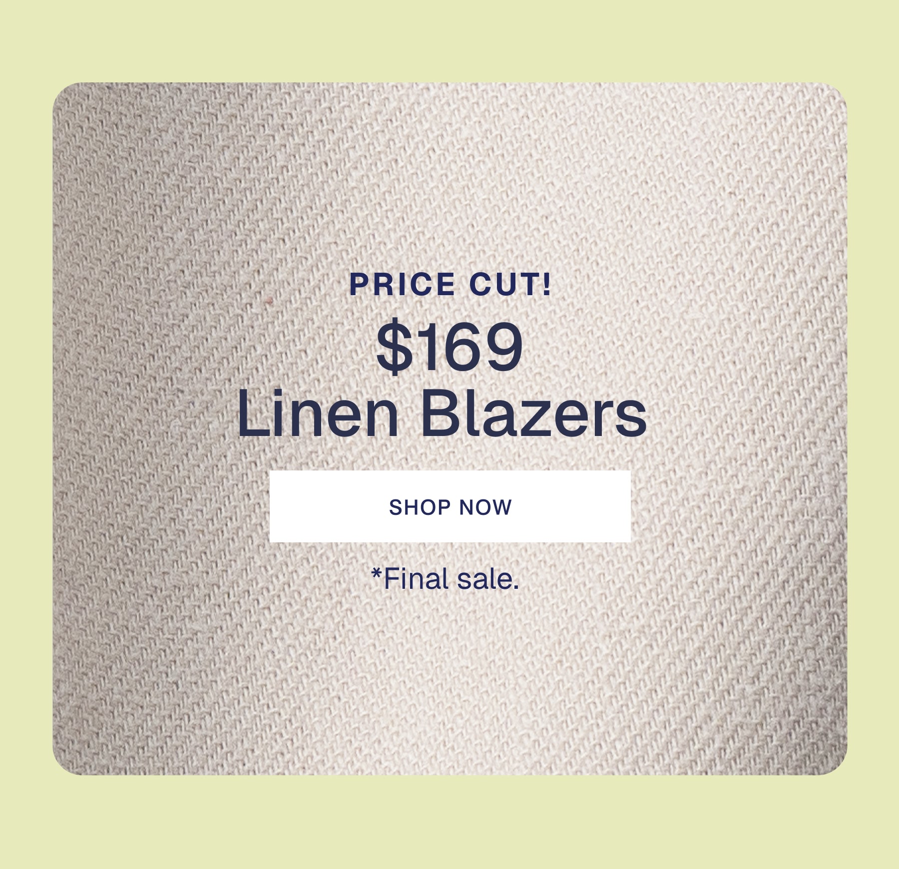 PRICE CUT! $169 Linen Blazers  .