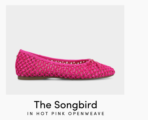 The Songbird in Hotpink Openweave