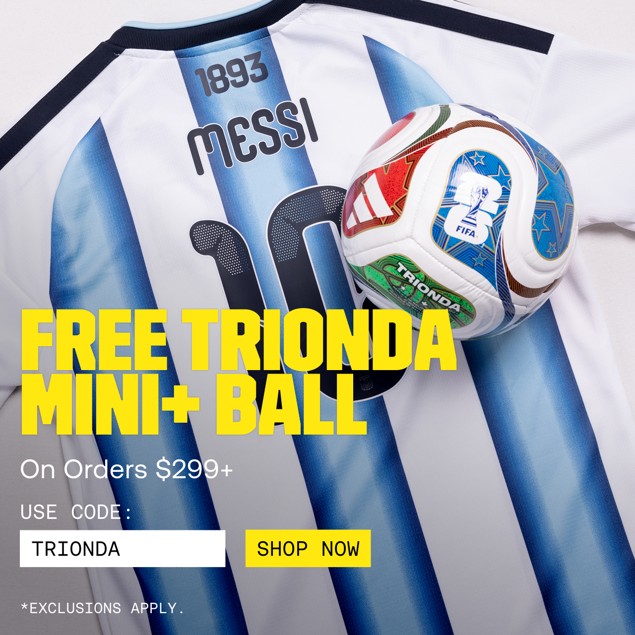 FREE Trionda Mini+ Ball w/ orders $299+