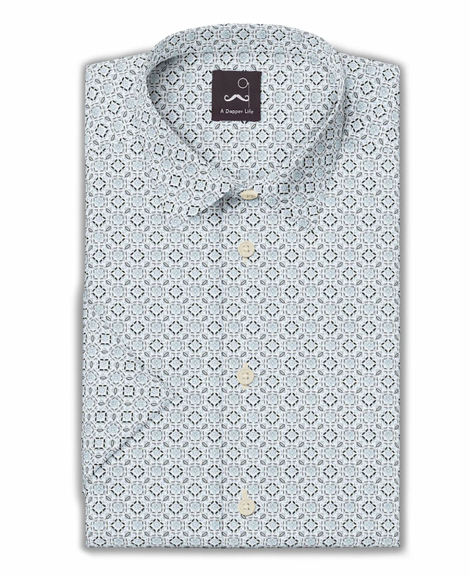 Frost Tile Print Shirt