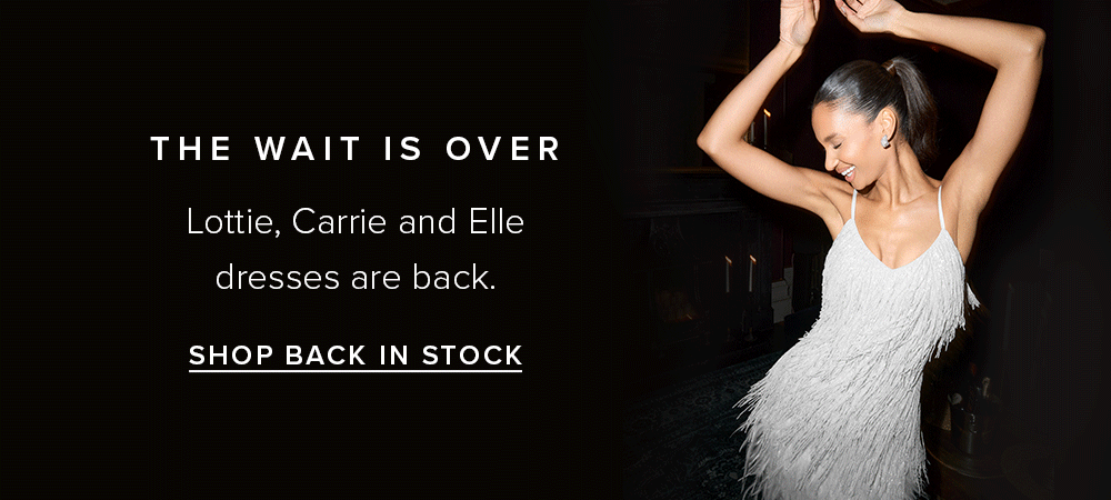 BACK IN STOCK 