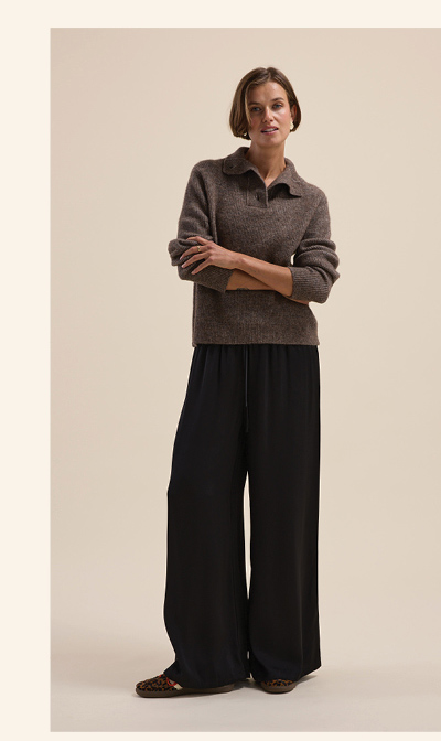 Elementary Collar Detail Sweater