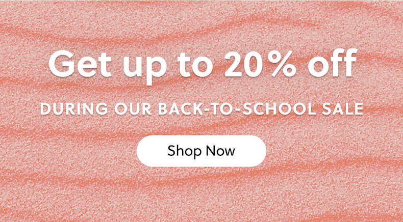 Shop Up to 20% Off Now